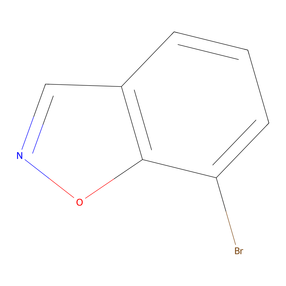 7-Bromobenzo(d)isoxazole molecular structure, CAS 1260751-81-2