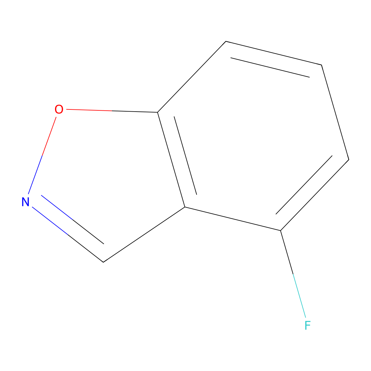 4-Fluorobenzo[d]isoxazole molecular structure, CAS 1260751-84-5