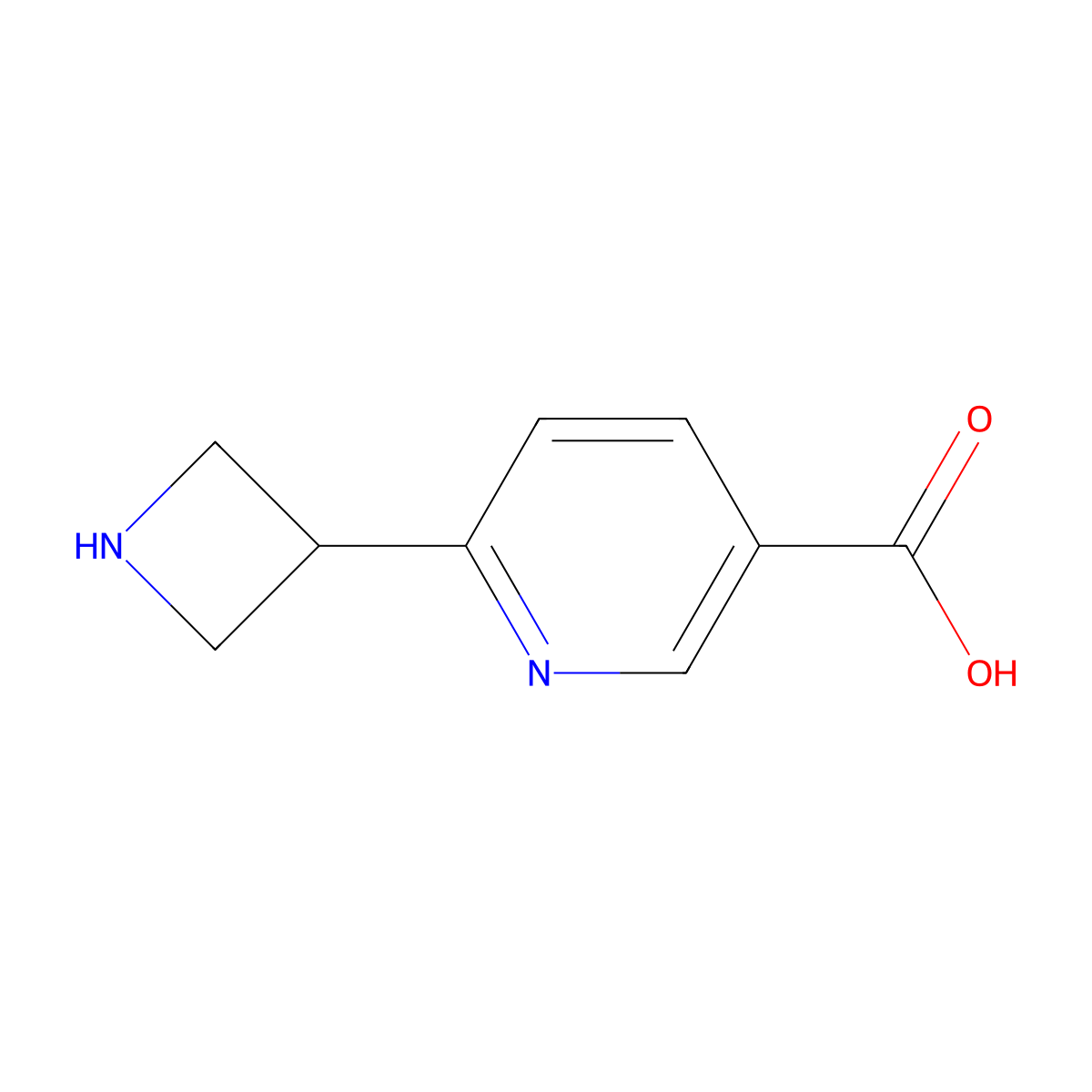 6-(Azetidin-3-yl)nicotinic acid molecular structure, CAS 1260752-27-9