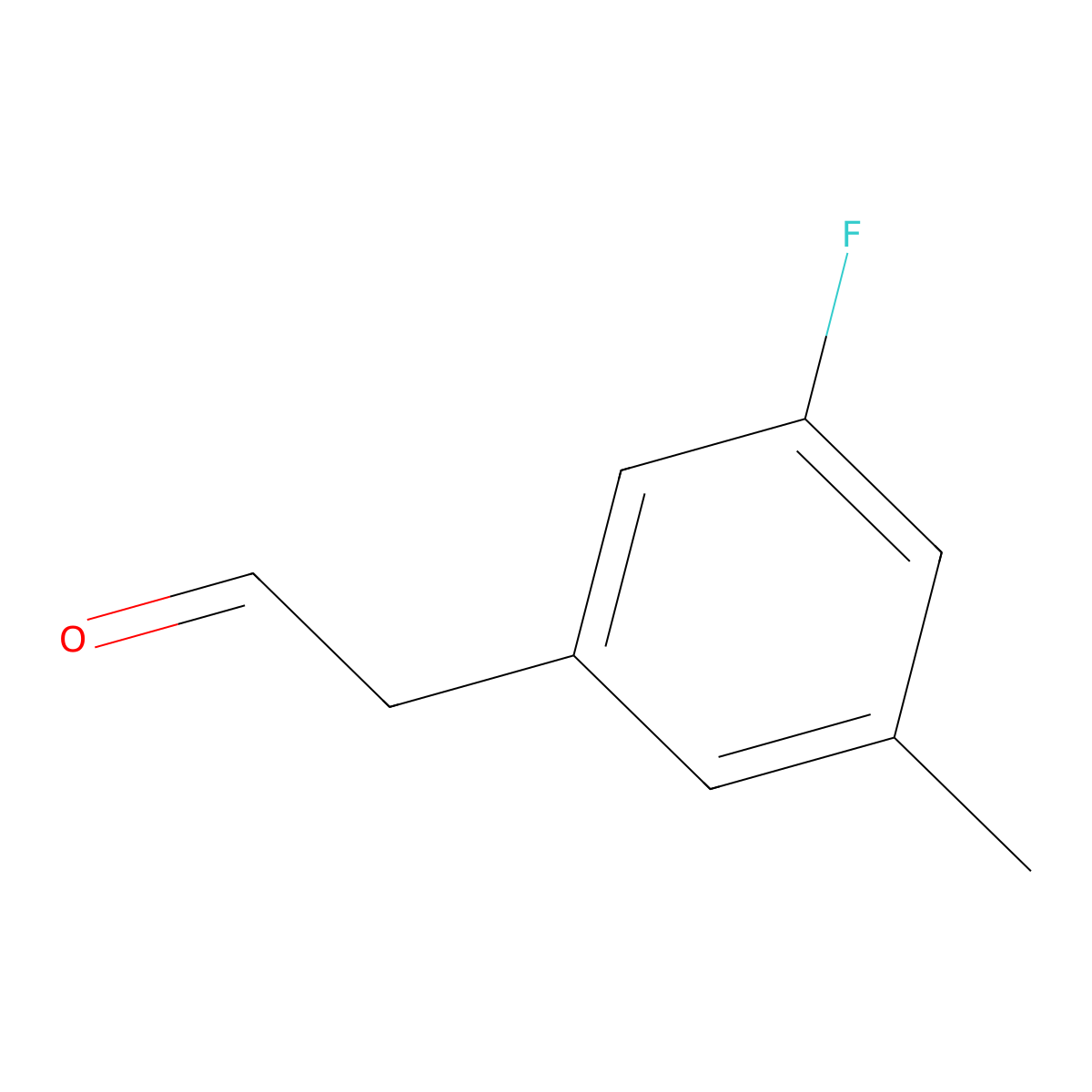 2-(3-Fluoro-5-methylphenyl)acetaldehyde molecular structure, CAS 1260761-93-0