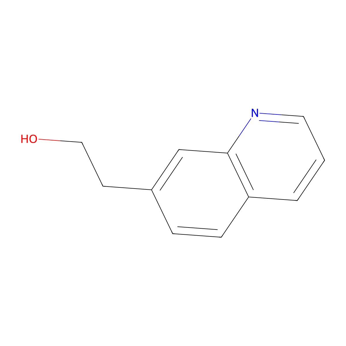2-(Quinolin-7-YL)ethanol molecular structure, CAS 1260762-36-4