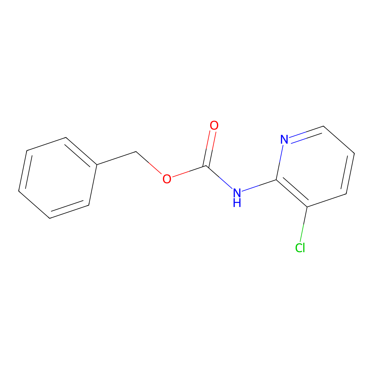 Benzyl N-(3-chloropyridin-2-YL)carbamate molecular structure, CAS 1260765-98-7