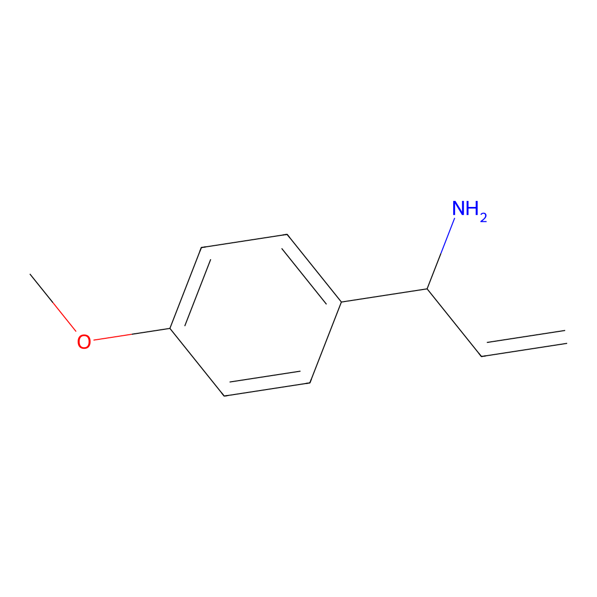 1-(4-Methoxyphenyl)prop-2-EN-1-amine molecular structure, CAS 1260766-38-8