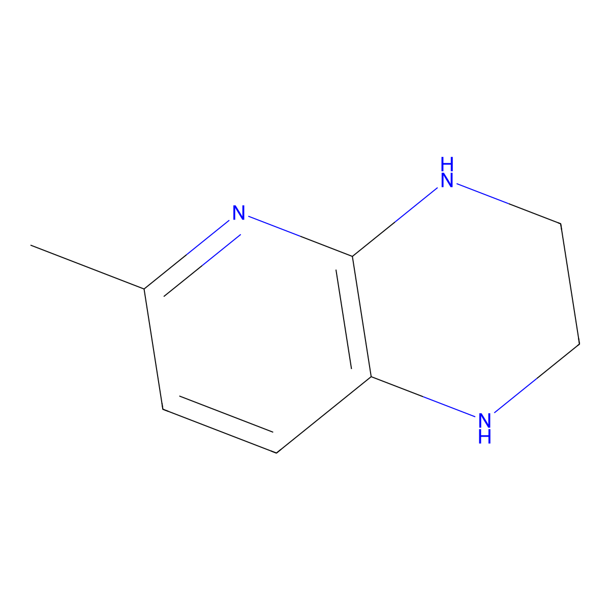 6-Methyl-1,2,3,4-tetrahydropyrido[2,3-b]pyrazine molecular structure, CAS 1260769-87-6