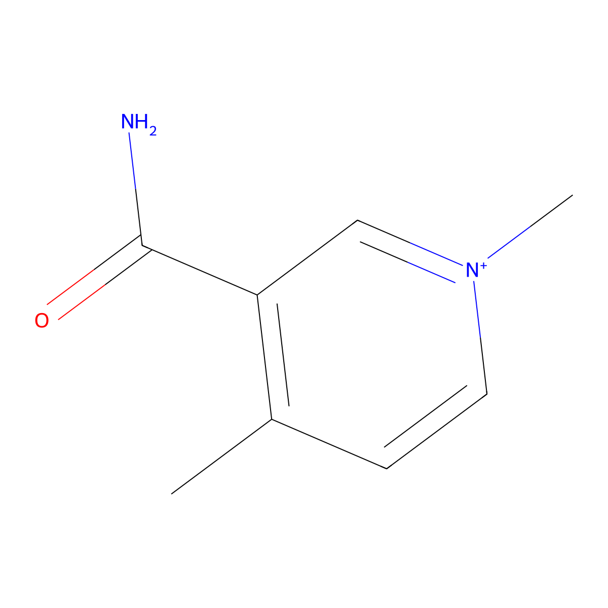 1,4-Dimethylnicotinamide molecular structure, CAS 126077-63-2