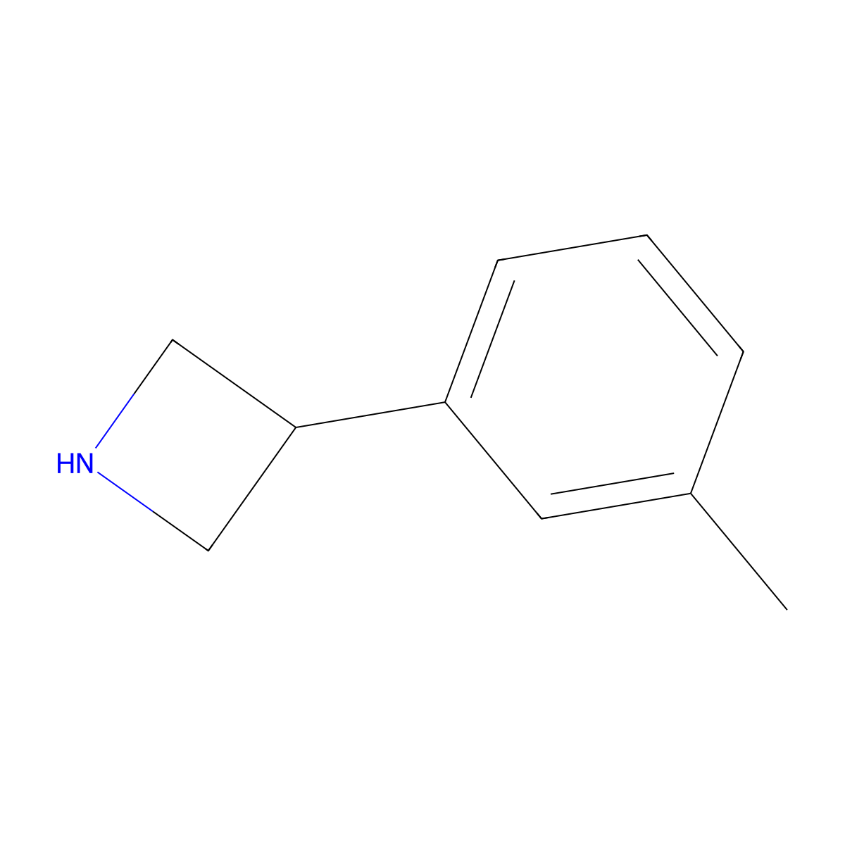 3-(m-Tolyl)azetidine molecular structure, CAS 1260773-07-6