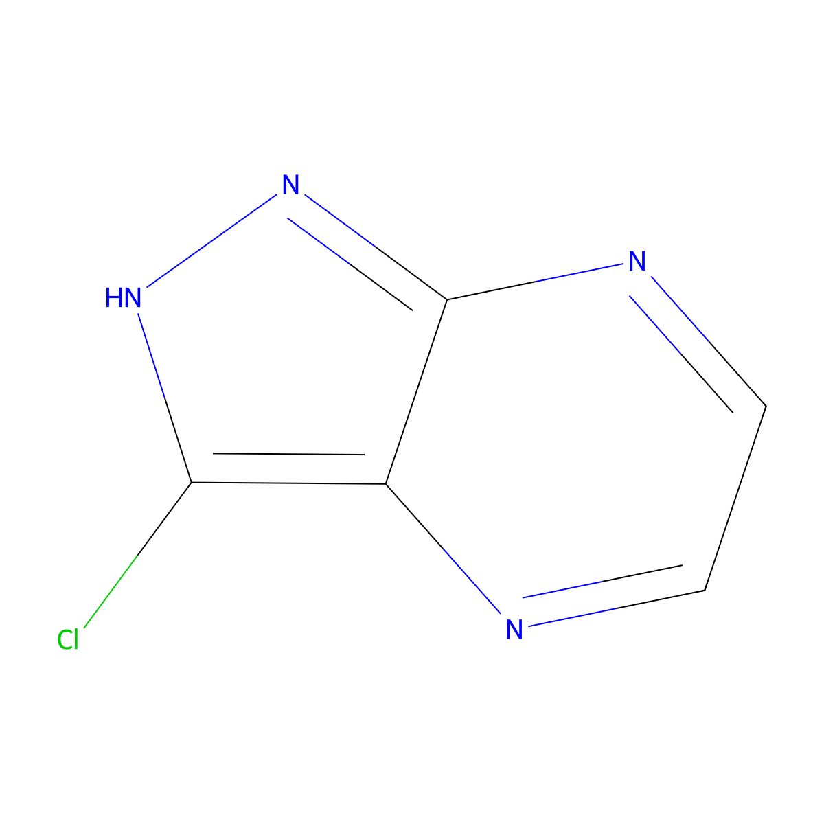 3-Chloro-1H-pyrazolo[3,4-b]pyrazine molecular structure, CAS 1260773-79-2