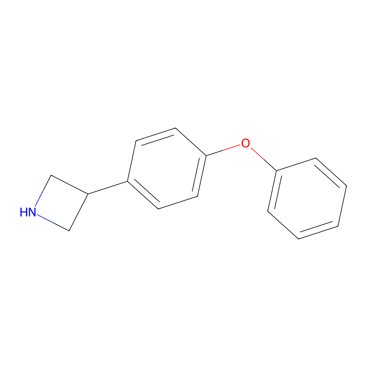 3-(4-phenoxyphenyl)Azetidine molecular structure, CAS 1260773-91-8