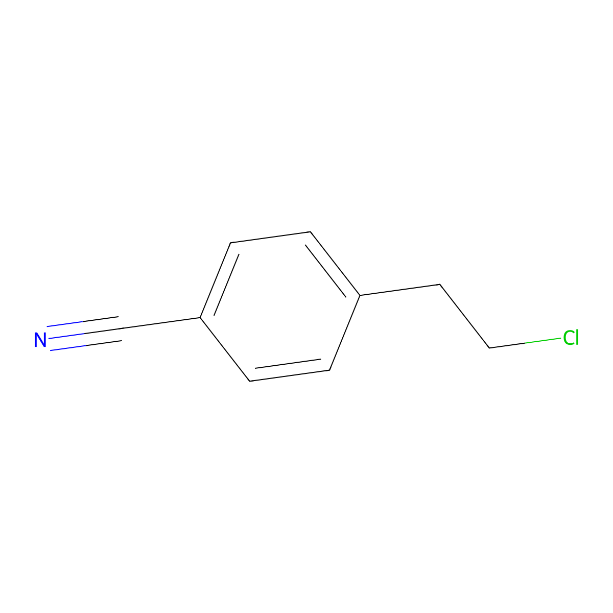 4-(2-Chloroethyl)benzonitrile molecular structure, CAS 1260778-72-0