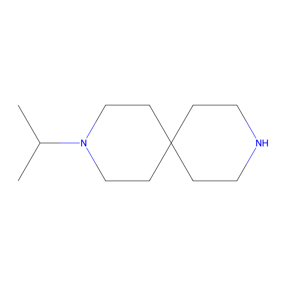 3-Isopropyl-3,9-diazaspiro[5.5]undecane molecular structure, CAS 1260778-74-2