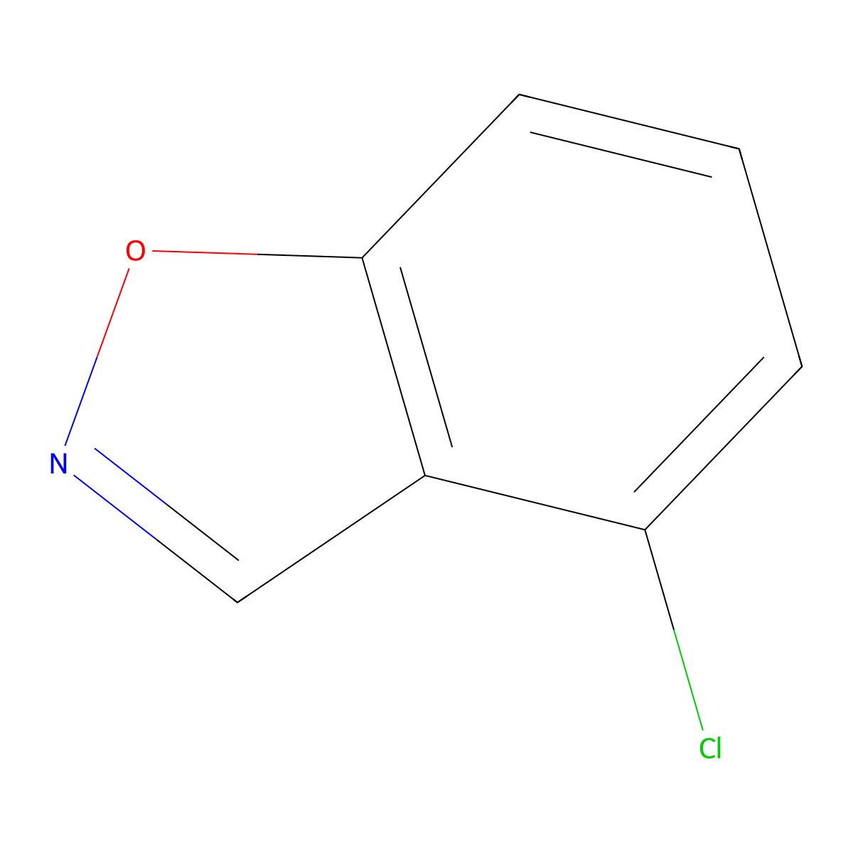 4-Chlorobenzo[d]isoxazole molecular structure, CAS 1260783-81-0
