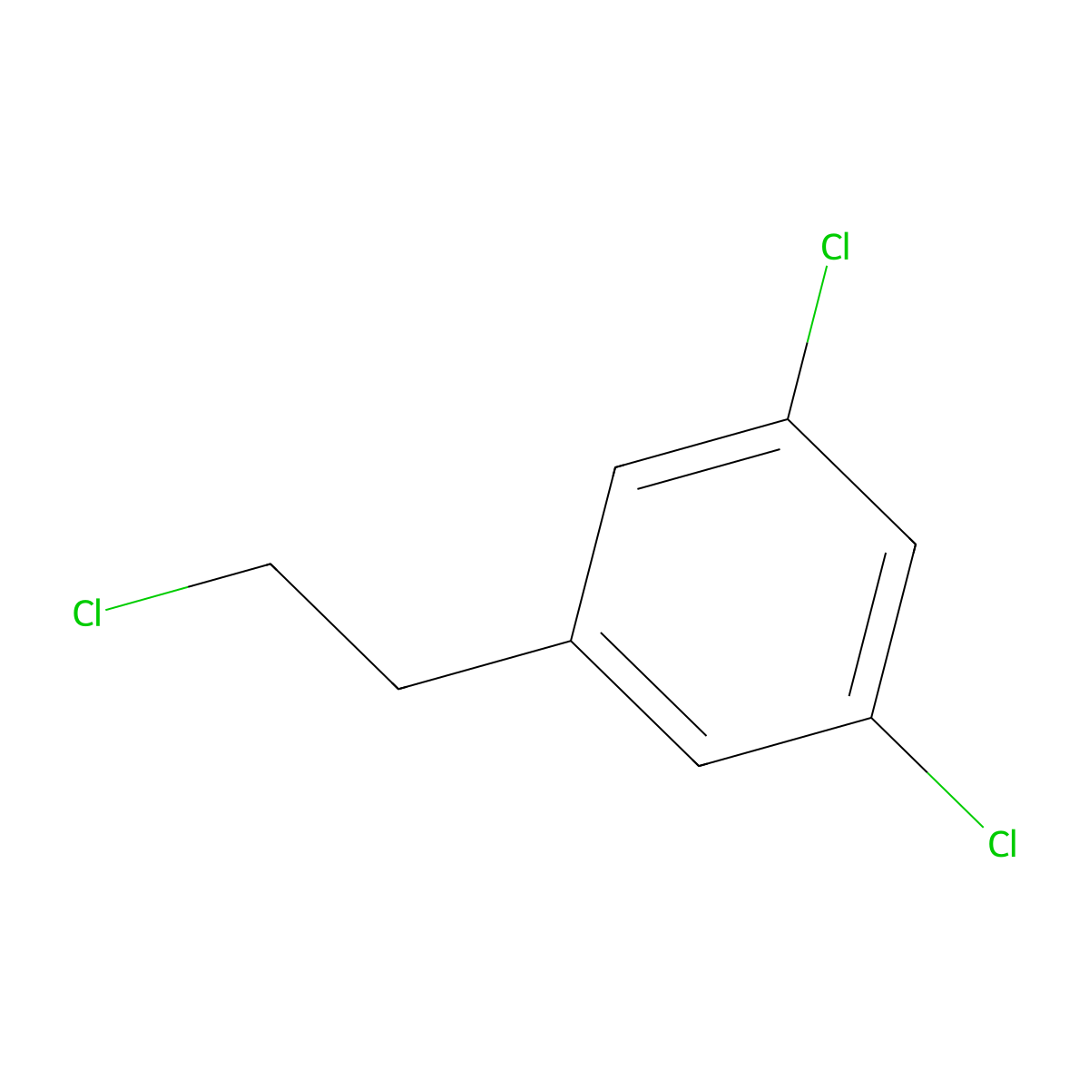 1,3-Dichloro-5-(2-chloroethyl)benzene molecular structure, CAS 1260784-43-7