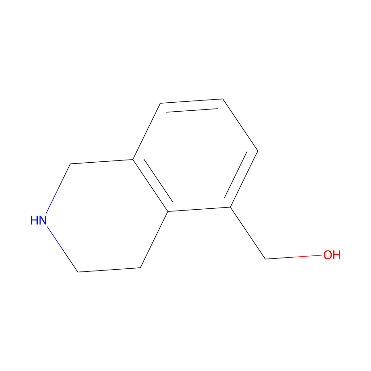 (1,2,3,4-Tetrahydroisoquinolin-5-yl)methanol molecular structure, CAS 1260786-04-6