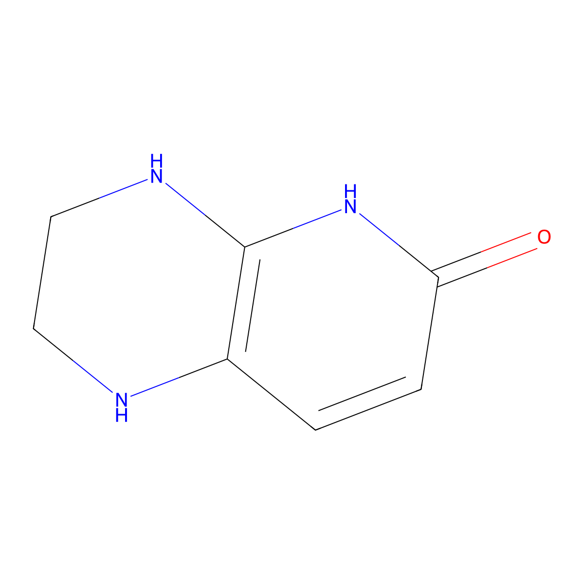 1,2,3,4-Tetrahydropyrido[2,3-B]pyrazin-6-OL molecular structure, CAS 1260788-24-6