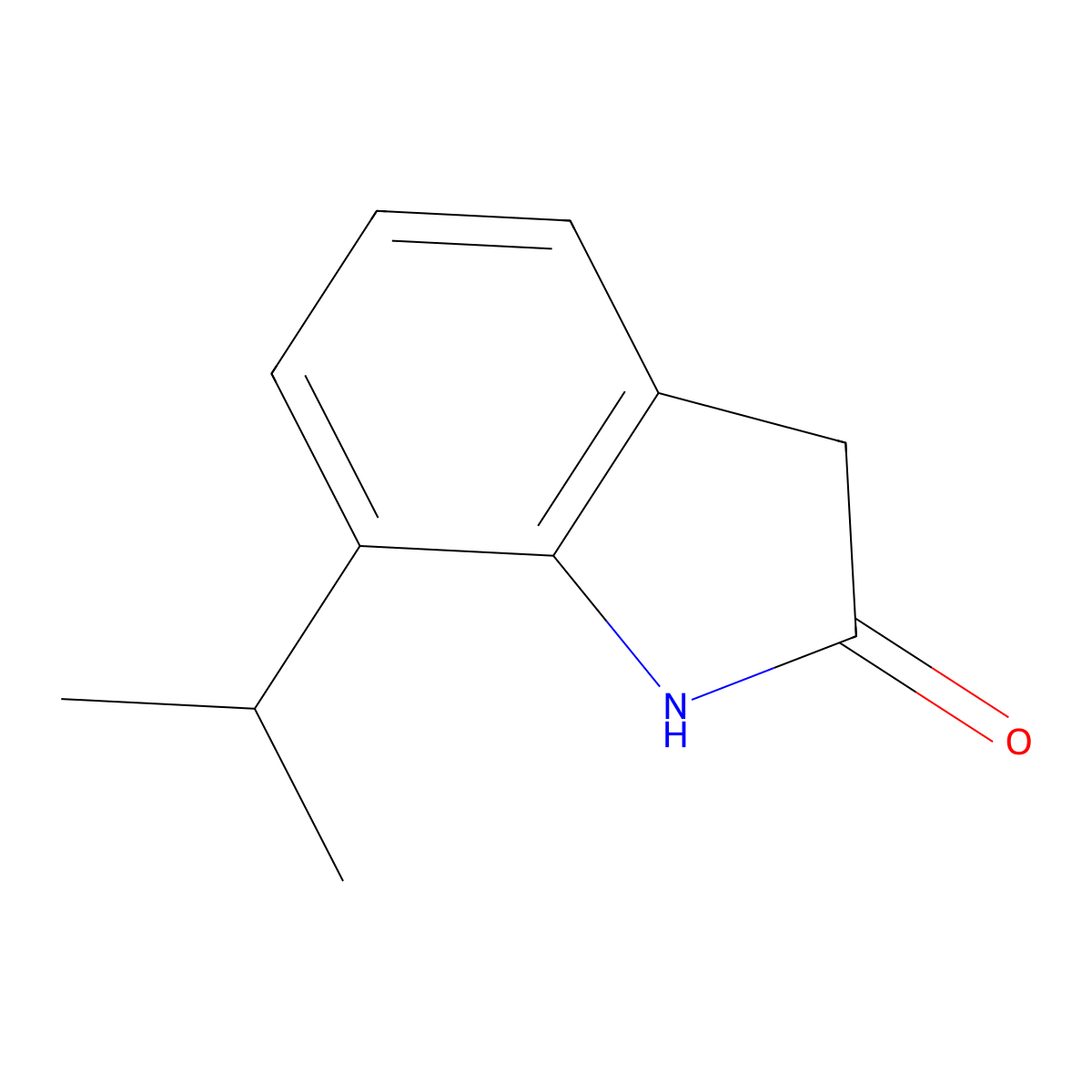 7-Isopropylindolin-2-one molecular structure, CAS 1260788-68-8
