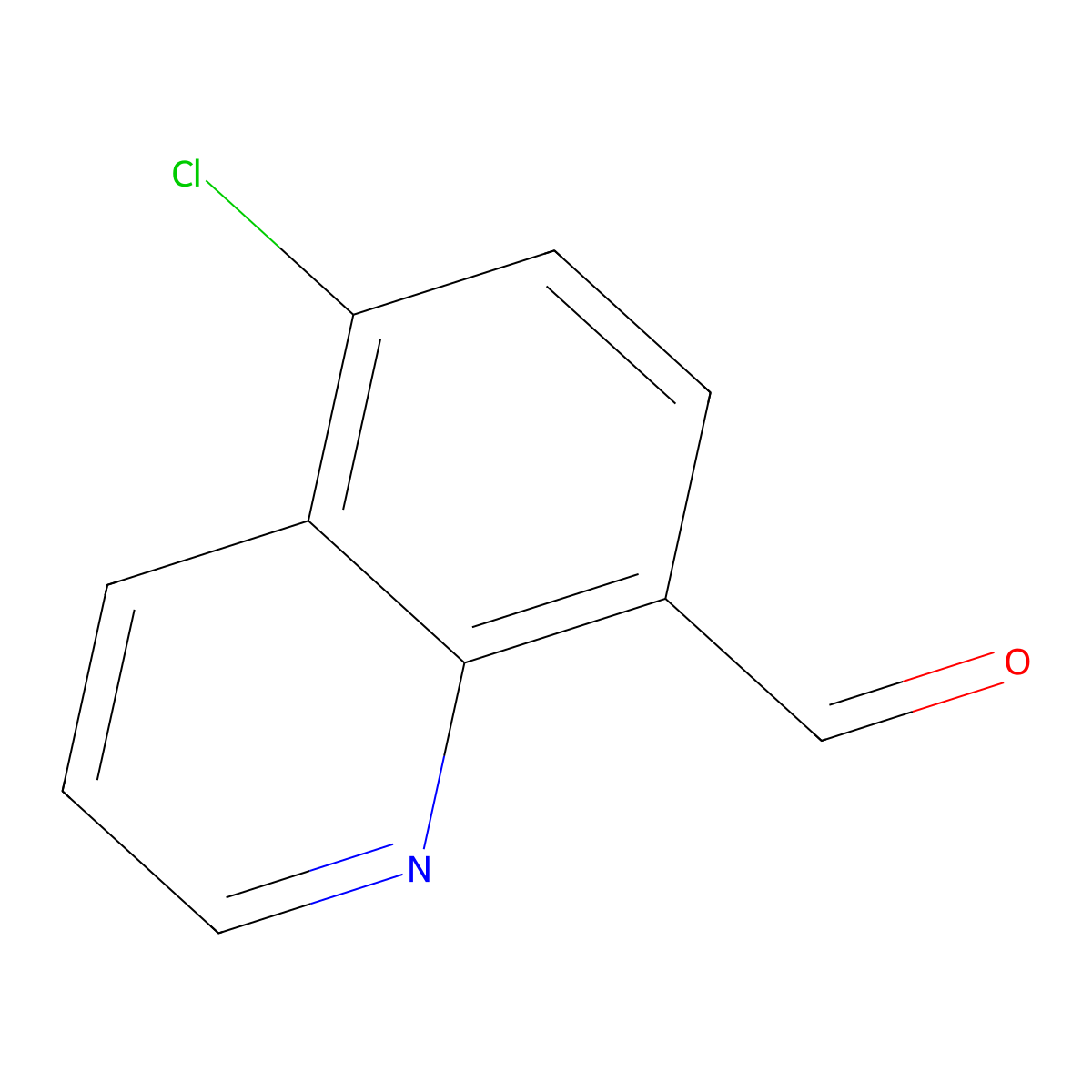 5-Chloro-8-quinolinecarboxaldehyde molecular structure, CAS 1260794-21-5
