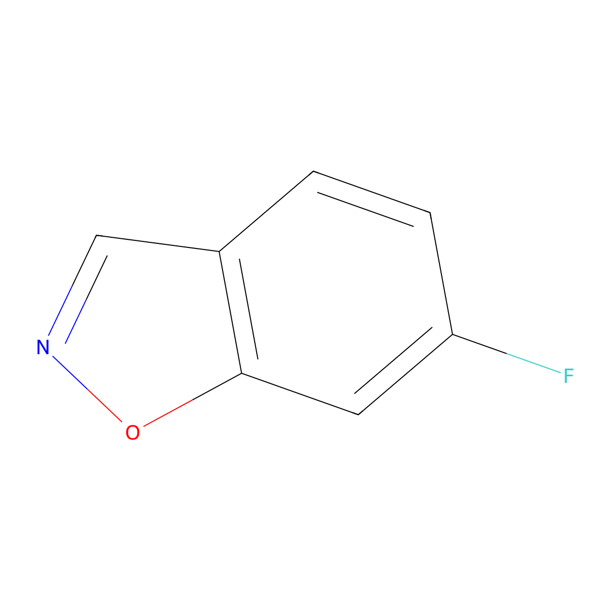 6-Fluorobenzo[d]isoxazole molecular structure, CAS 1260799-05-0