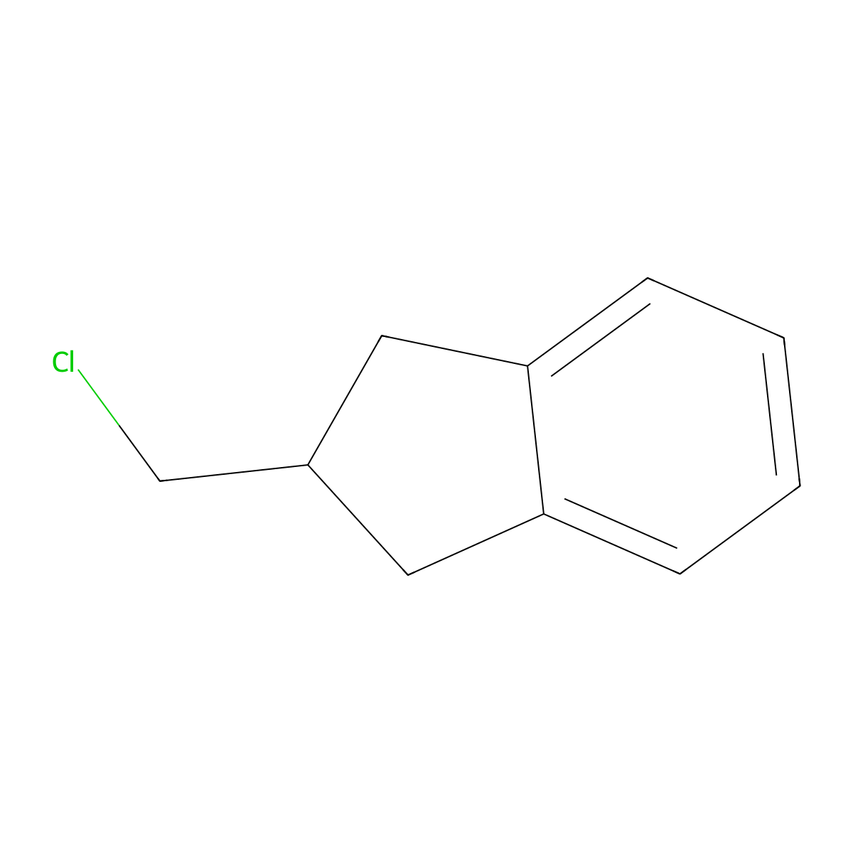2-(Chloromethyl)-2,3-dihydro-1H-indene molecular structure, CAS 1260801-96-4