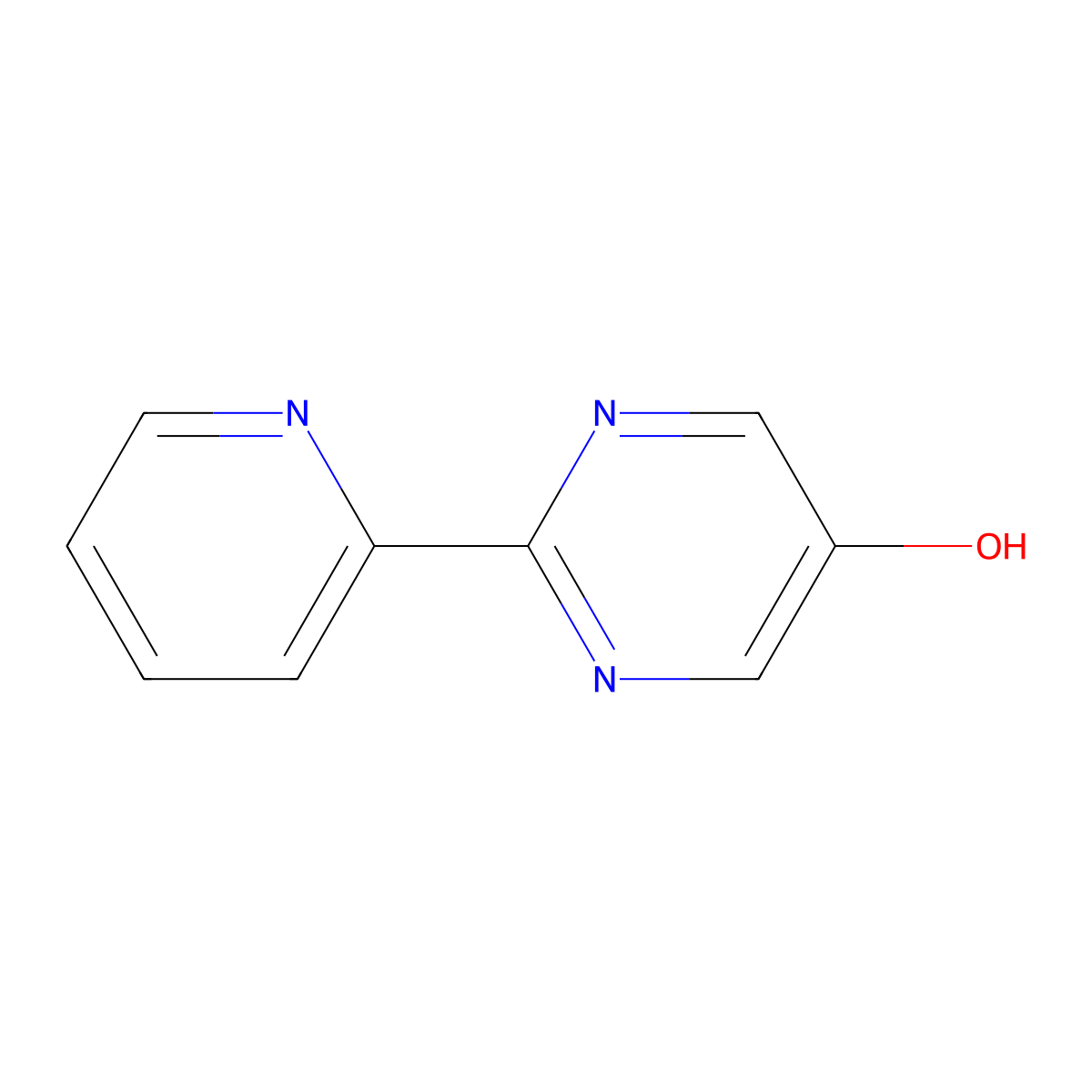 2-(Pyridin-2-YL)pyrimidin-5-OL molecular structure, CAS 1260803-11-9
