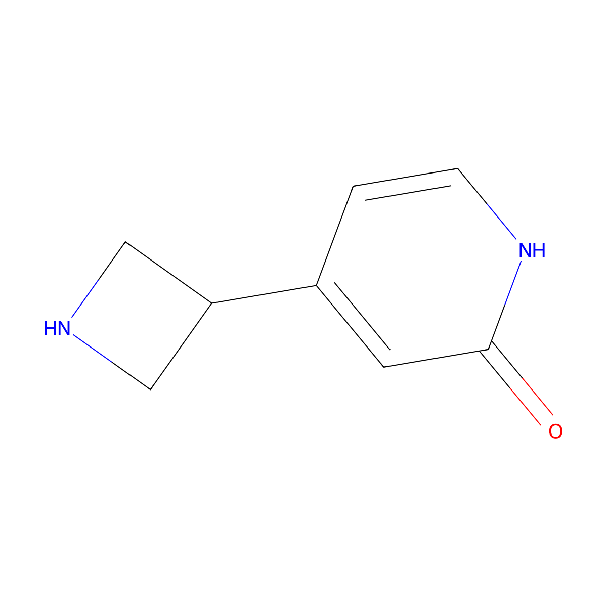4-(Azetidin-3-yl)pyridin-2-ol molecular structure, CAS 1260811-96-8