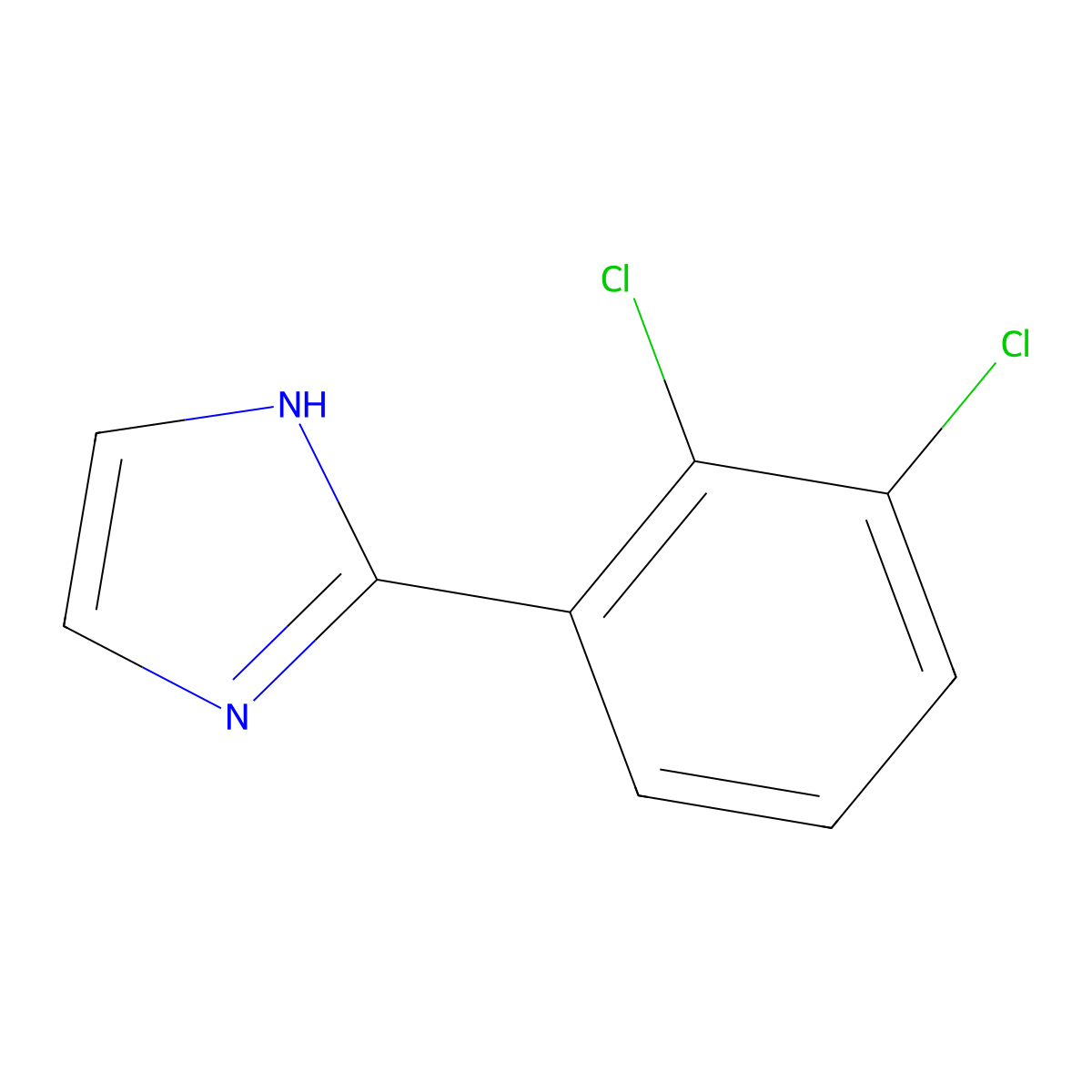 2-(2,3-Dichlorophenyl)imidazole molecular structure, CAS 1260828-39-4