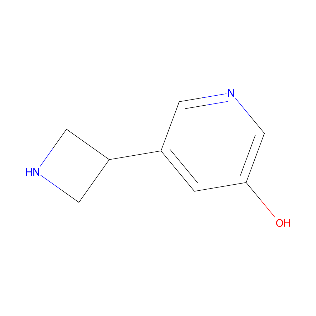 5-(Azetidin-3-yl)pyridin-3-ol molecular structure, CAS 1260828-49-6