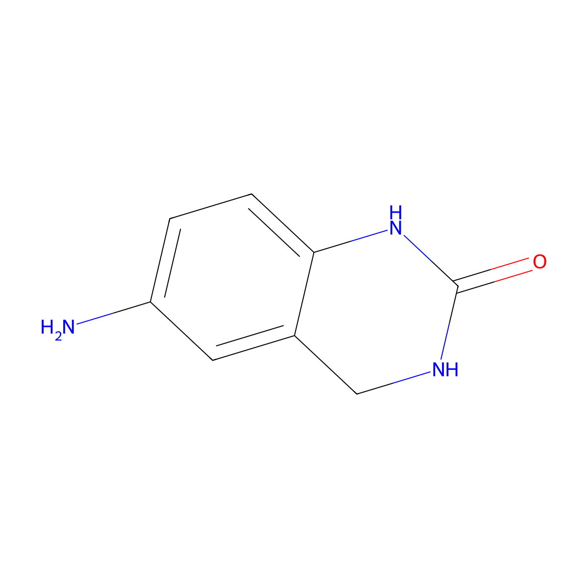 6-Amino-3,4-dihydroquinazolin-2(1H)-one molecular structure, CAS 1260835-29-7