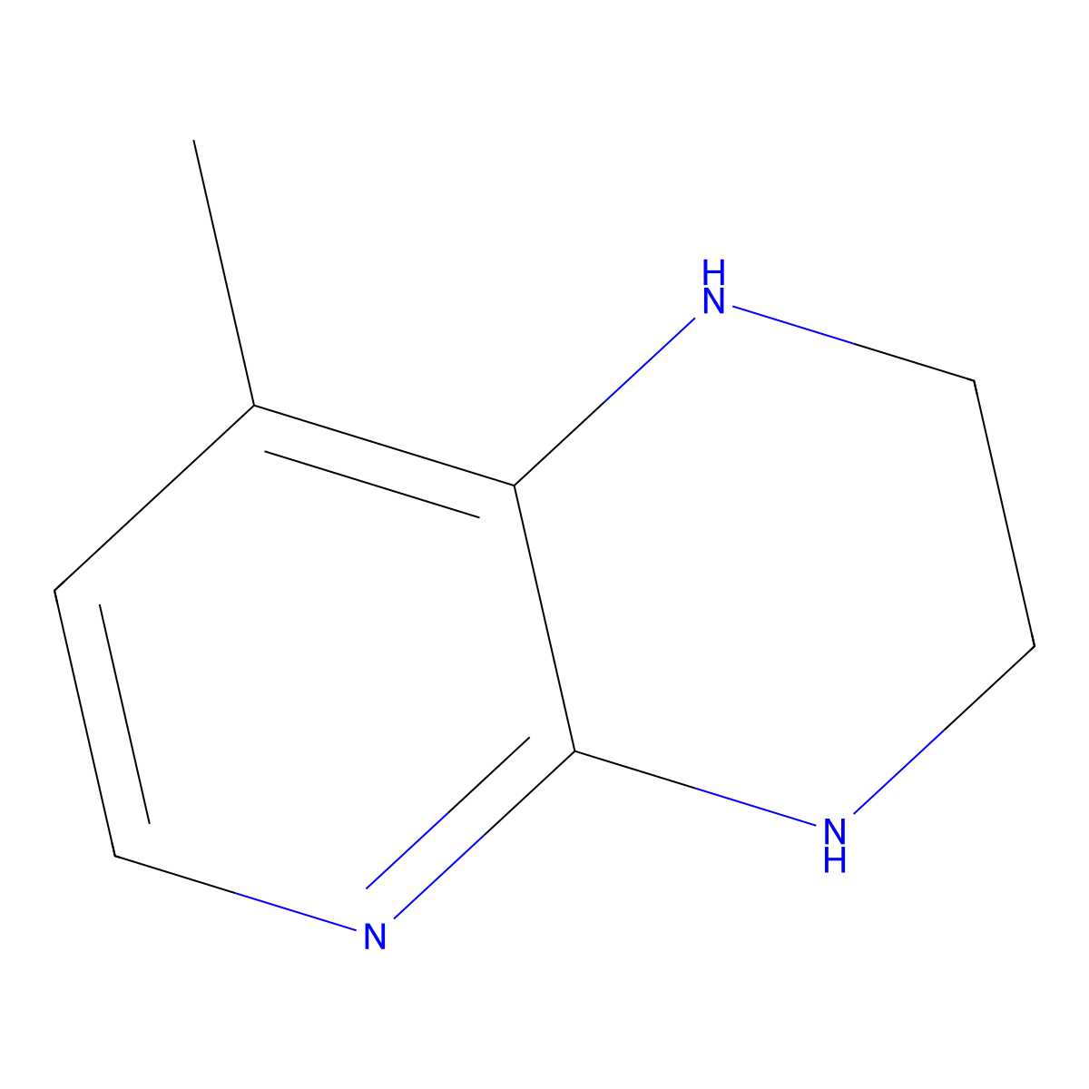 8-Methyl-1,2,3,4-tetrahydropyrido[2,3-b]pyrazine molecular structure, CAS 1260847-57-1