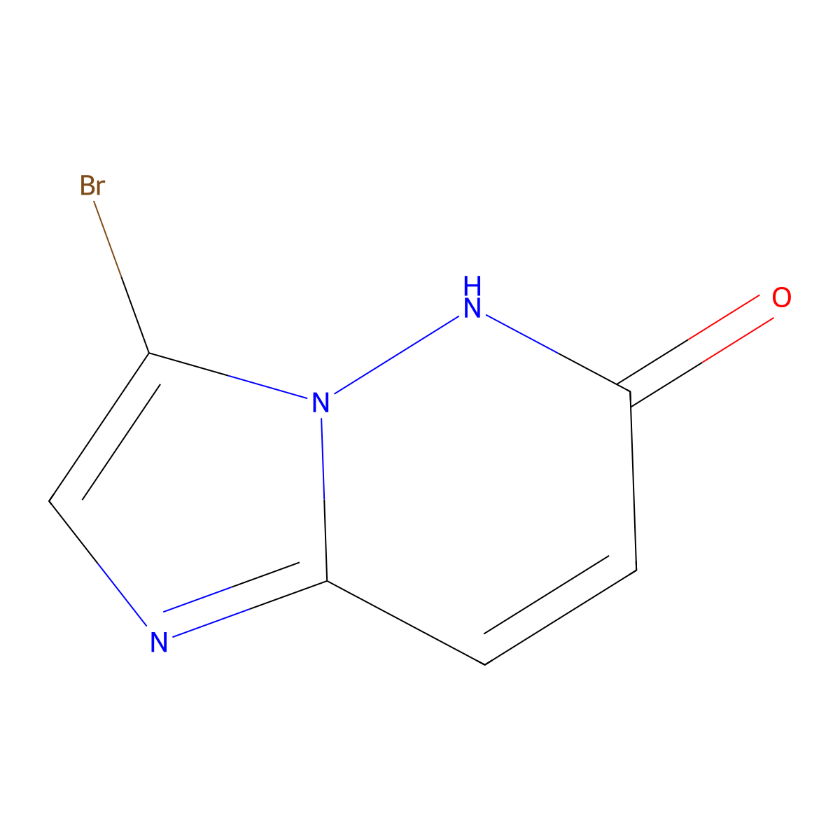 3-Bromoimidazo[1,2-b]pyridazin-6-ol molecular structure, CAS 1260850-61-0