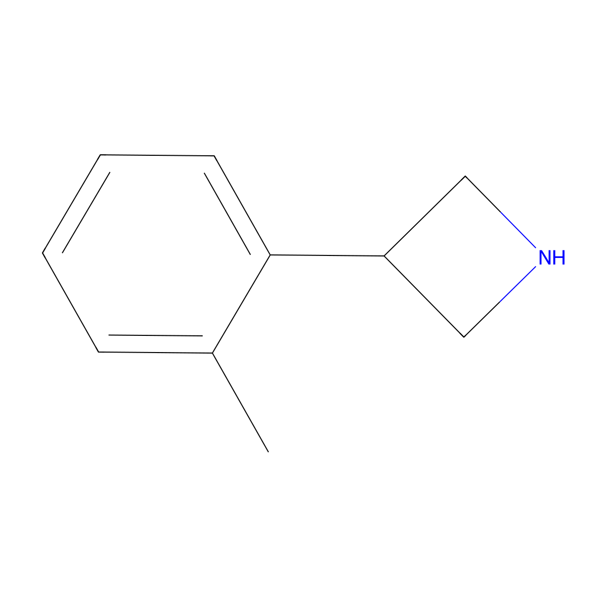 3-(o-Tolyl)azetidine molecular structure, CAS 1260854-04-3