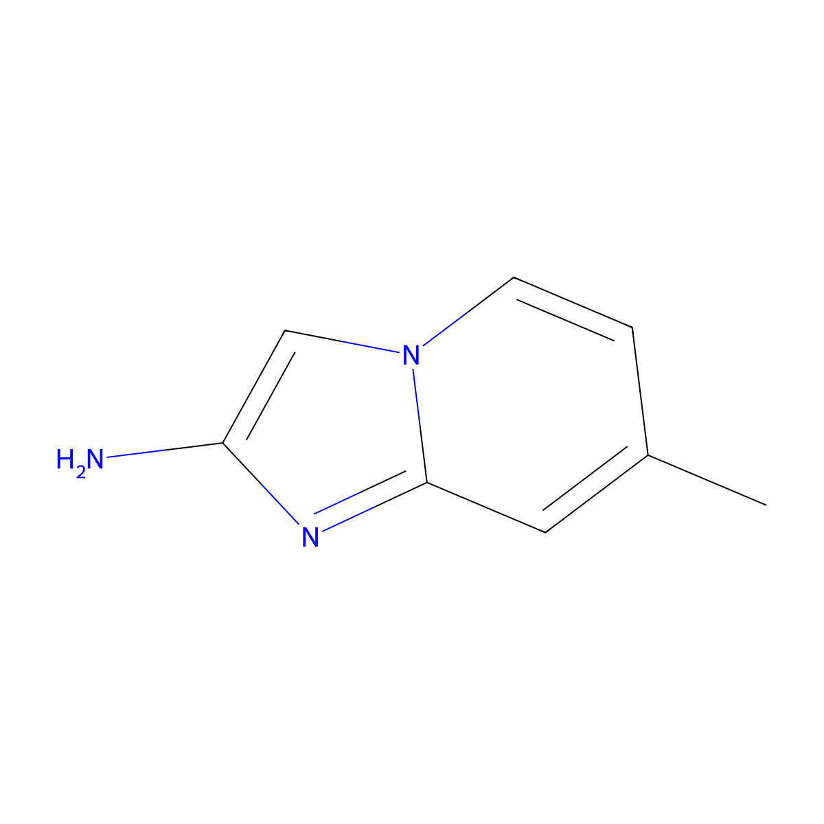 7-Methylimidazo[1,2-A]pyridin-2-amine molecular structure, CAS 1260854-91-8