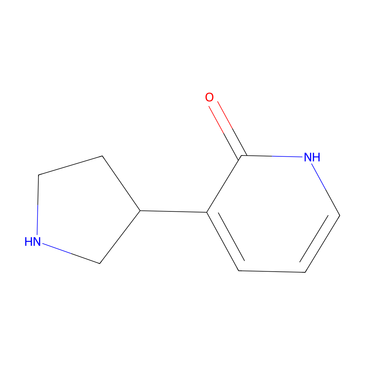 3-(Pyrrolidin-3-yl)pyridin-2-ol molecular structure, CAS 1260859-86-6