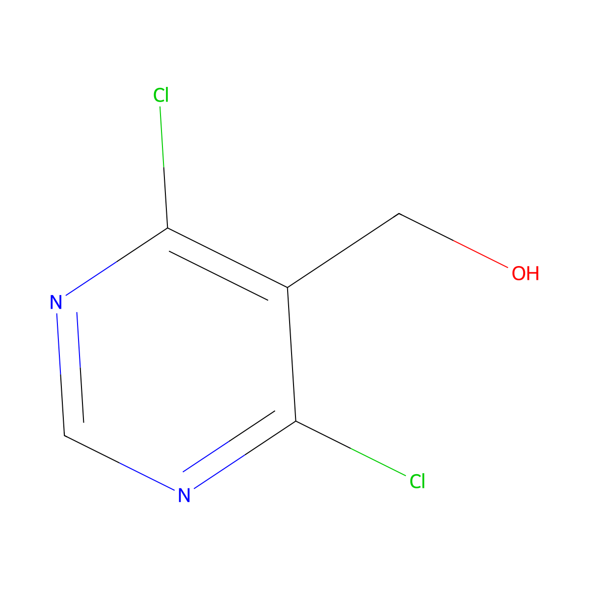(4,6-Dichloropyrimidin-5-yl)methanol molecular structure, CAS 1260862-85-8