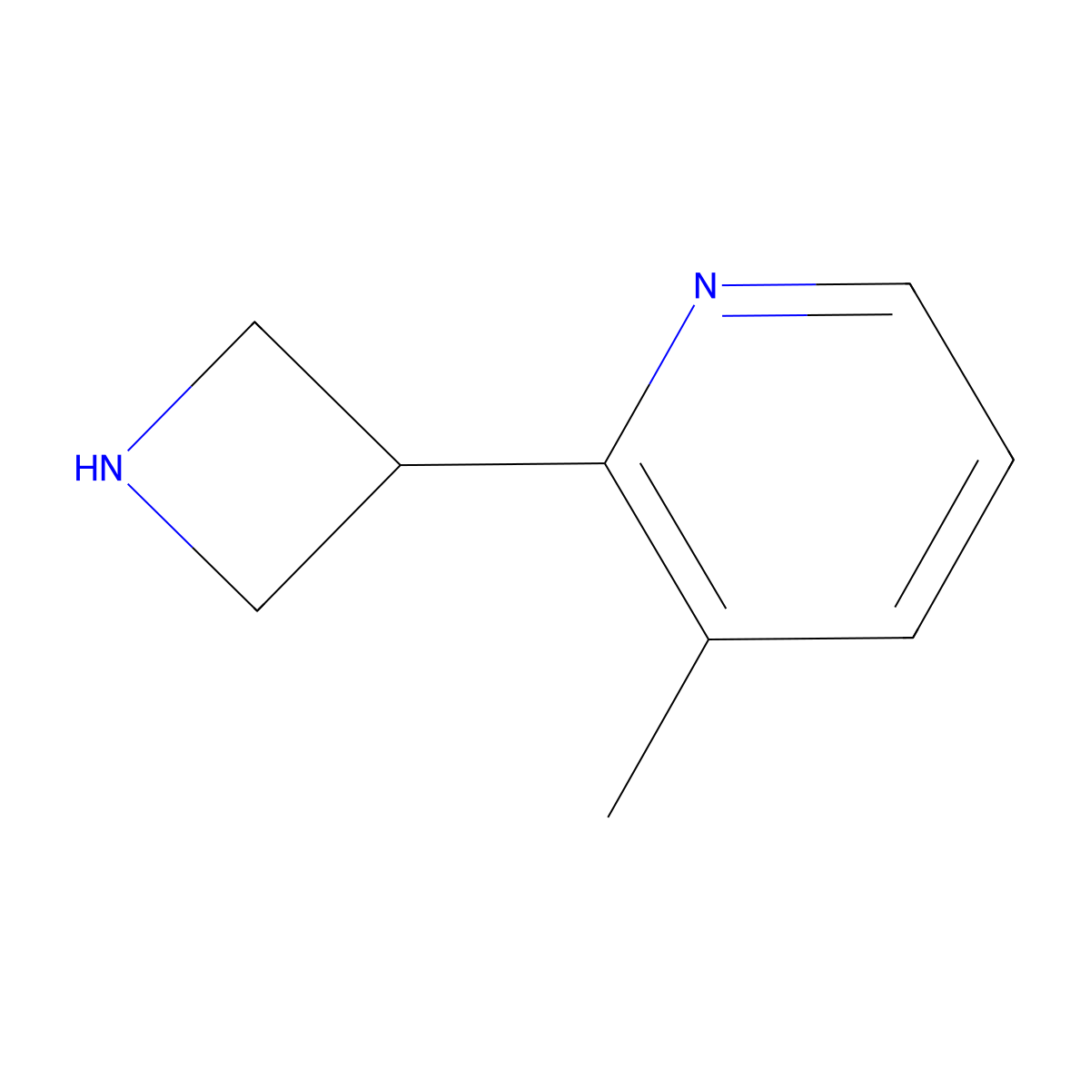 2-(Azetidin-3-yl)-3-methylpyridine molecular structure, CAS 1260864-73-0