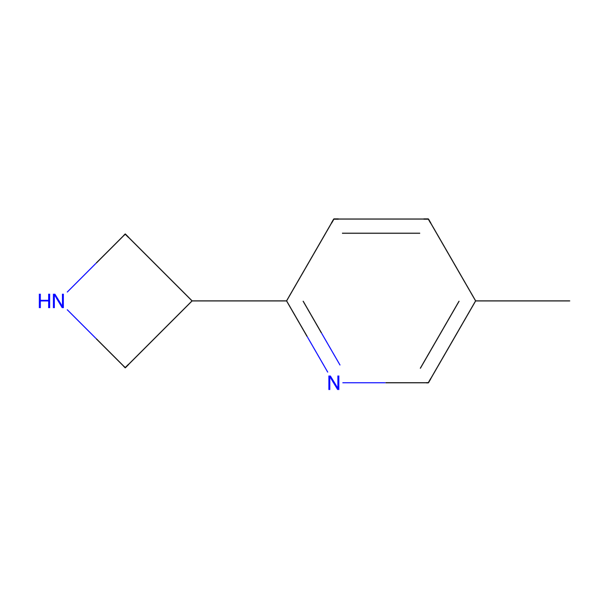 2-(Azetidin-3-yl)-5-methylpyridine molecular structure, CAS 1260868-49-2