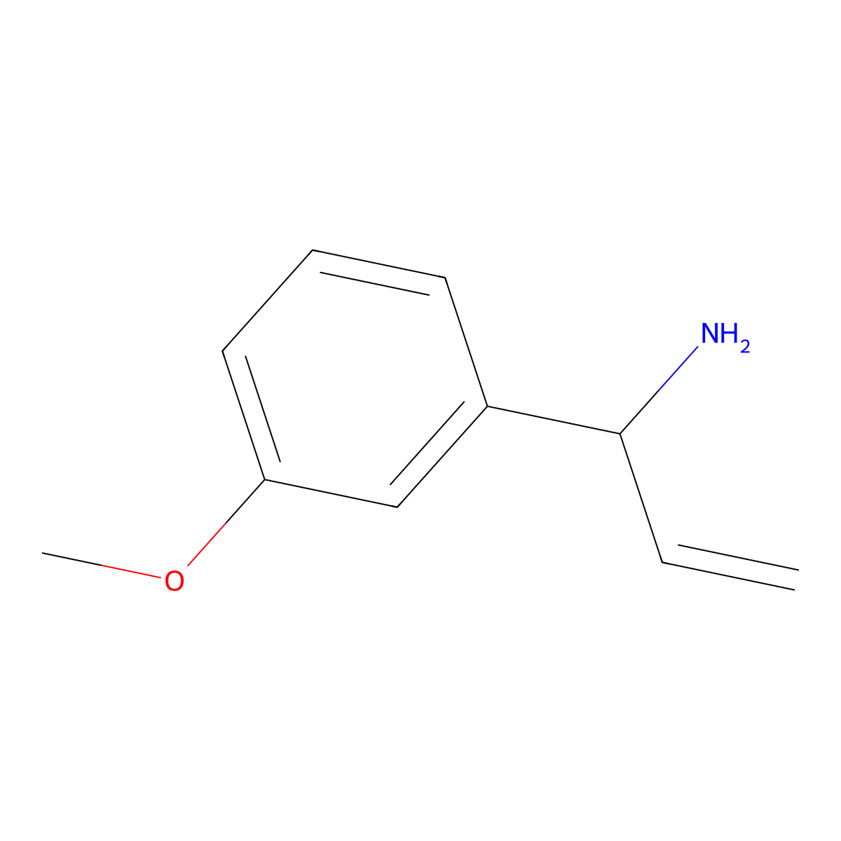 1-(3-Methoxyphenyl)prop-2-EN-1-amine molecular structure, CAS 1260878-48-5