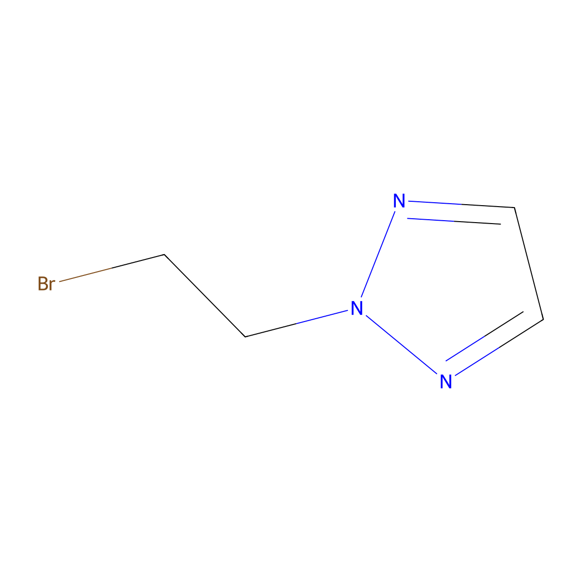 2-(2-Bromoethyl)-2H-1,2,3-triazole molecular structure, CAS 1260901-96-9