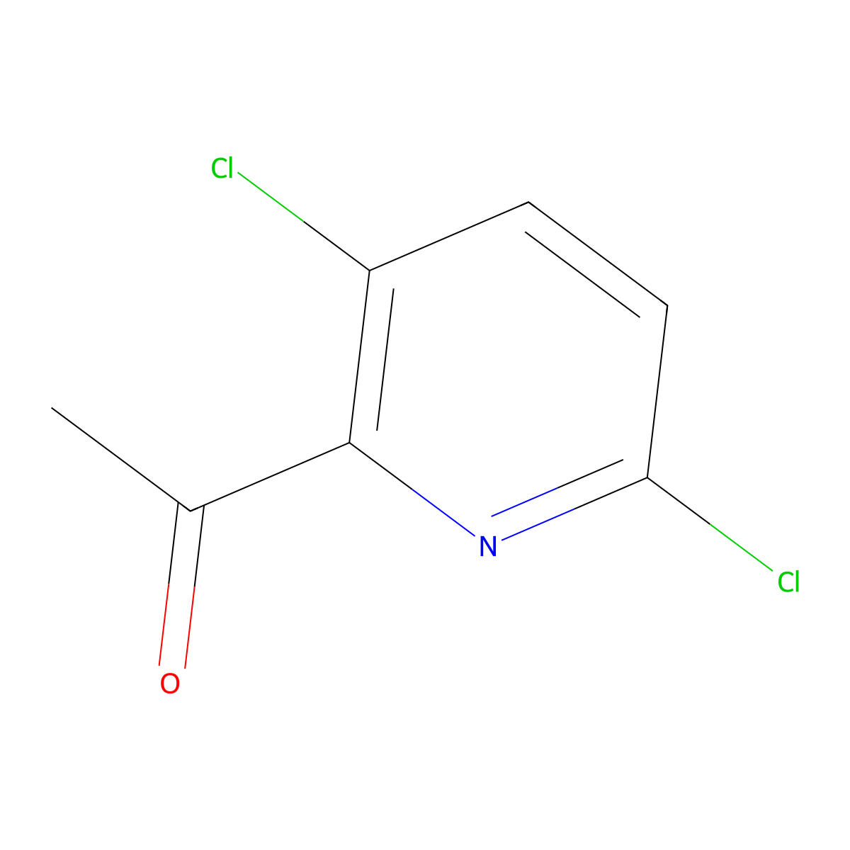 1-(3,6-Dichloropyridin-2-yl)ethan-1-one molecular structure, CAS 1260902-17-7