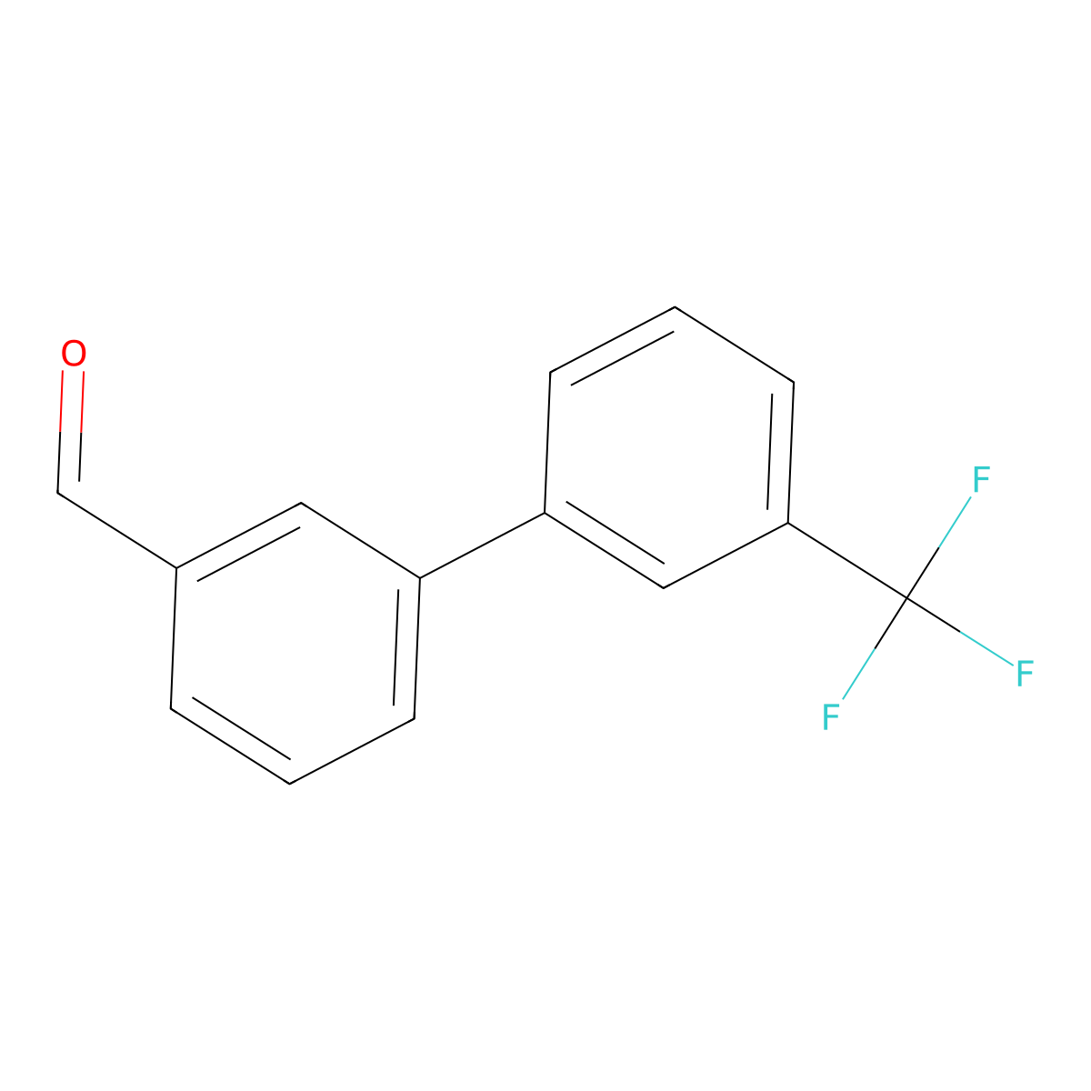 3'-(Trifluoromethyl)-[1,1'-biphenyl]-3-carbaldehyde molecular structure, CAS 126091-24-5