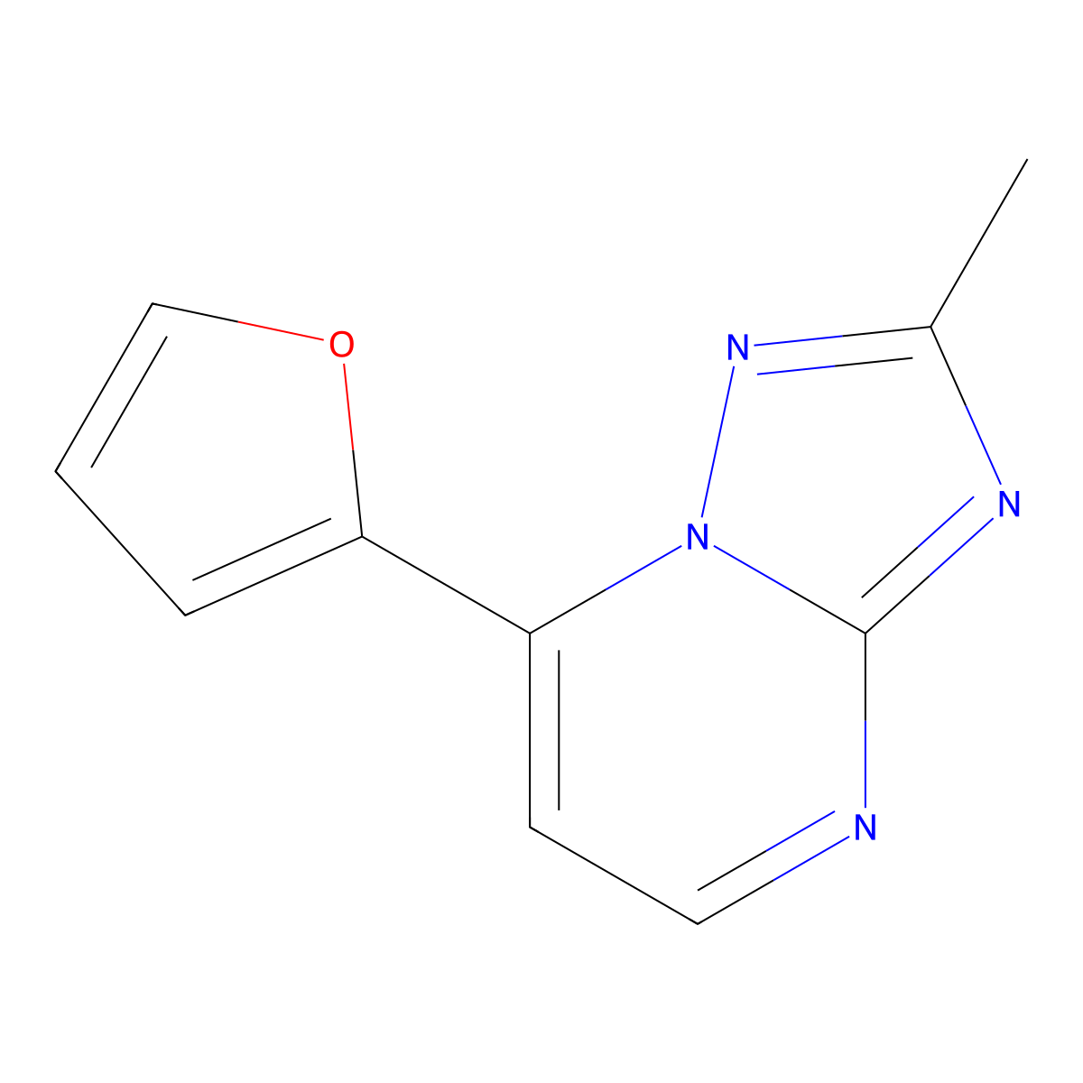 7-(Furan-2-yl)-2-methyl[1,2,4]triazolo[1,5-a]pyrimidine molecular structure, CAS 1260990-59-7