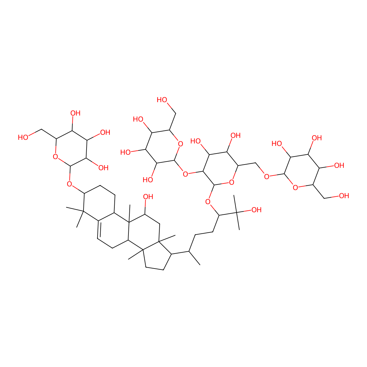 Siamenoside I molecular structure, CAS 126105-12-2