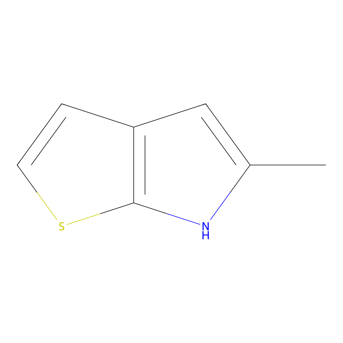 5-methyl-6H-thieno[2,3-b]pyrrole molecular structure, CAS 1261151-47-6