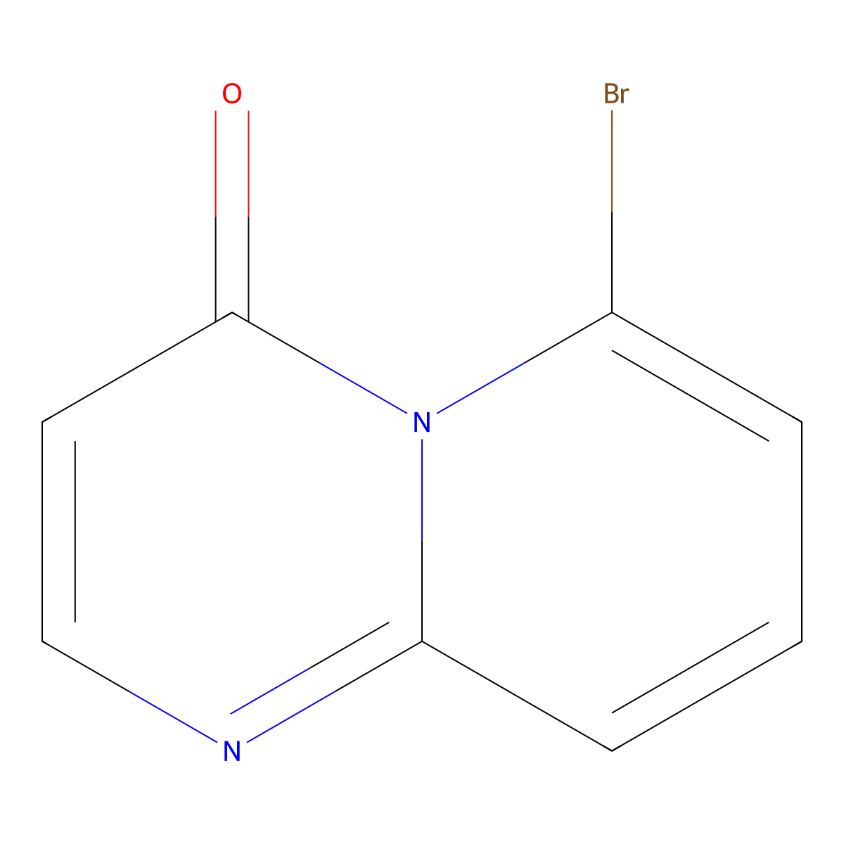 6-Bromo-4H-pyrido[1,2-a]pyrimidin-4-one molecular structure, CAS 1261171-00-9