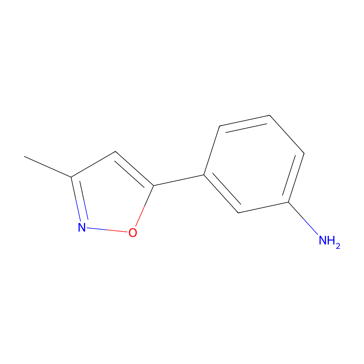 3-(3-Methylisoxazol-5-yl)aniline molecular structure, CAS 1261236-40-1