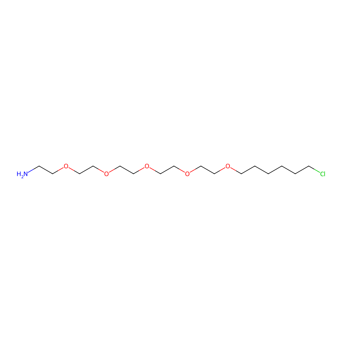 NH2-PEG5-C6-Cl molecular structure, CAS 1261238-22-5