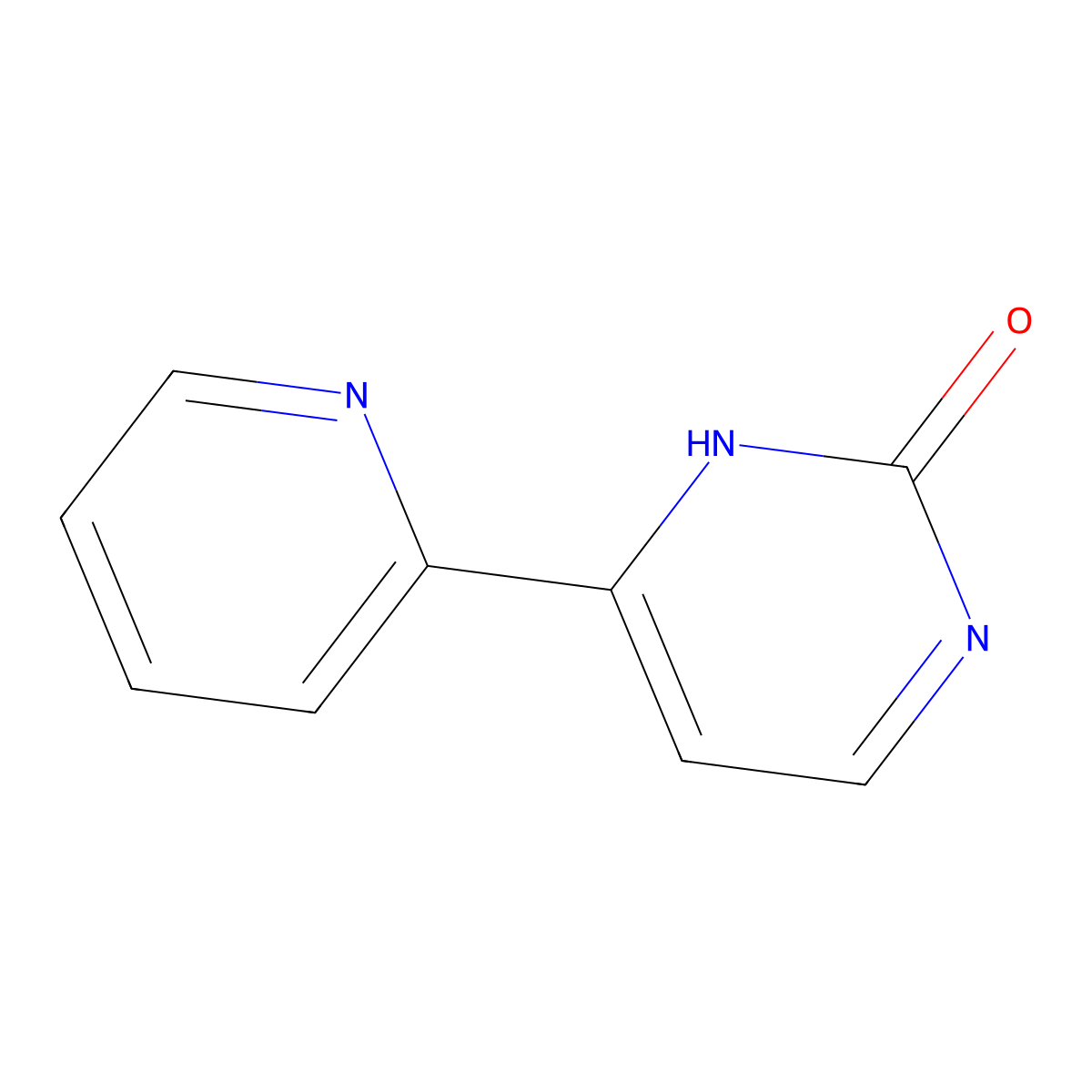 4-(2-Pyridyl)pyrimid-2-one molecular structure, CAS 126126-64-5