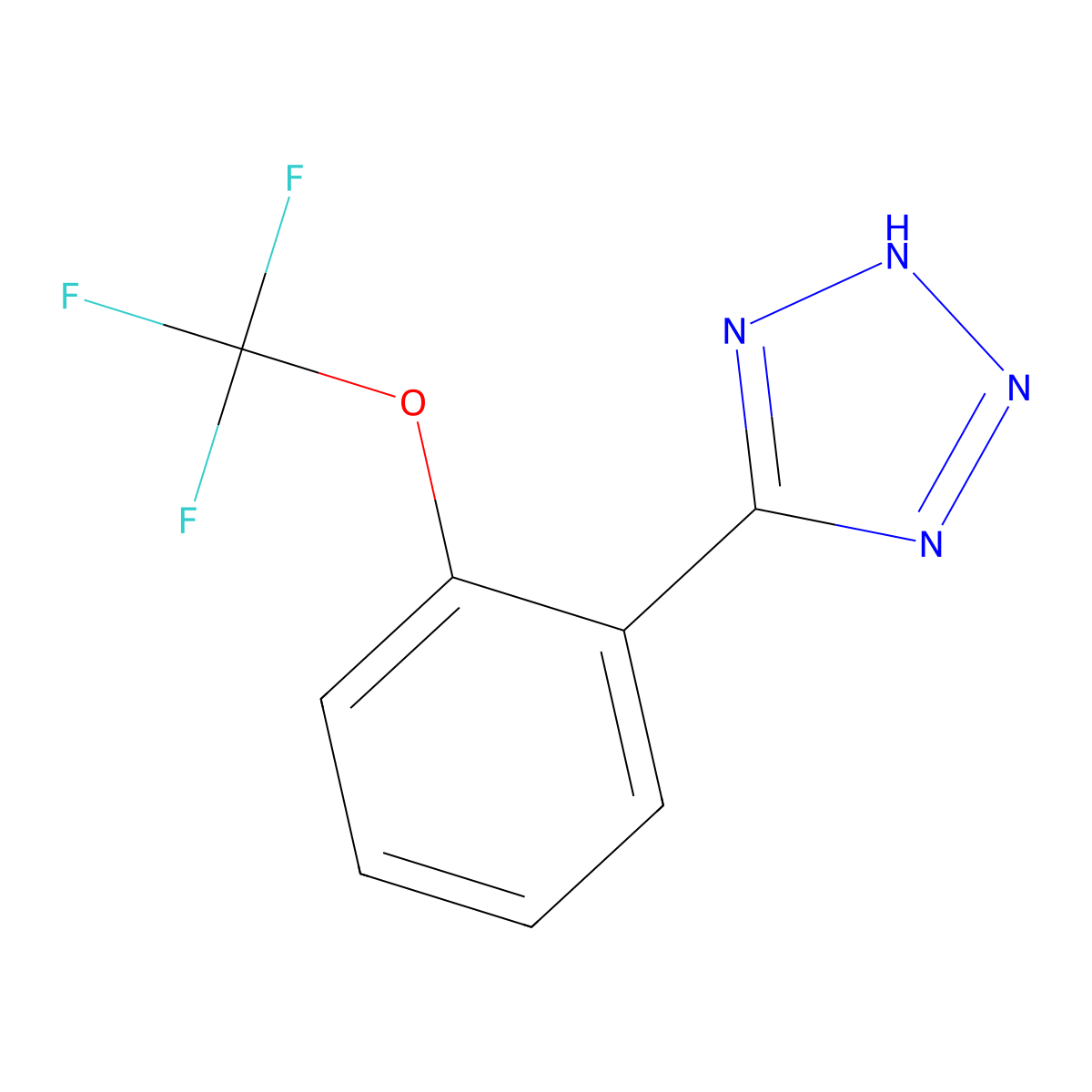5-[2-(Trifluoromethoxy)phenyl]-2H-tetrazole molecular structure, CAS 1261268-92-1