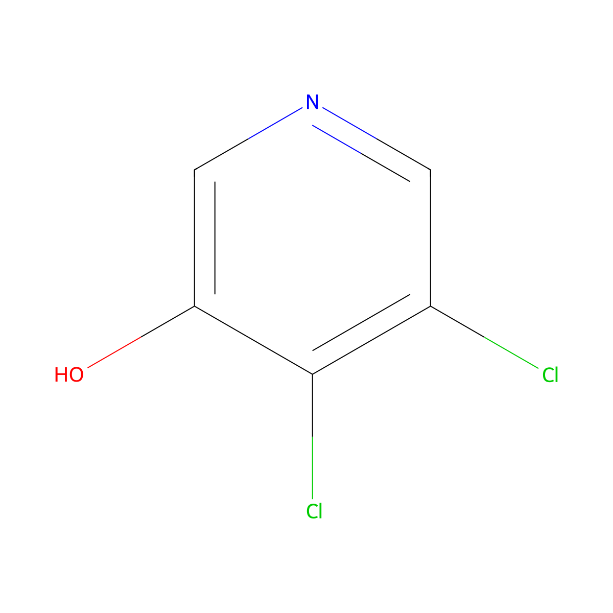 4,5-Dichloropyridin-3-ol molecular structure, CAS 1261269-63-9