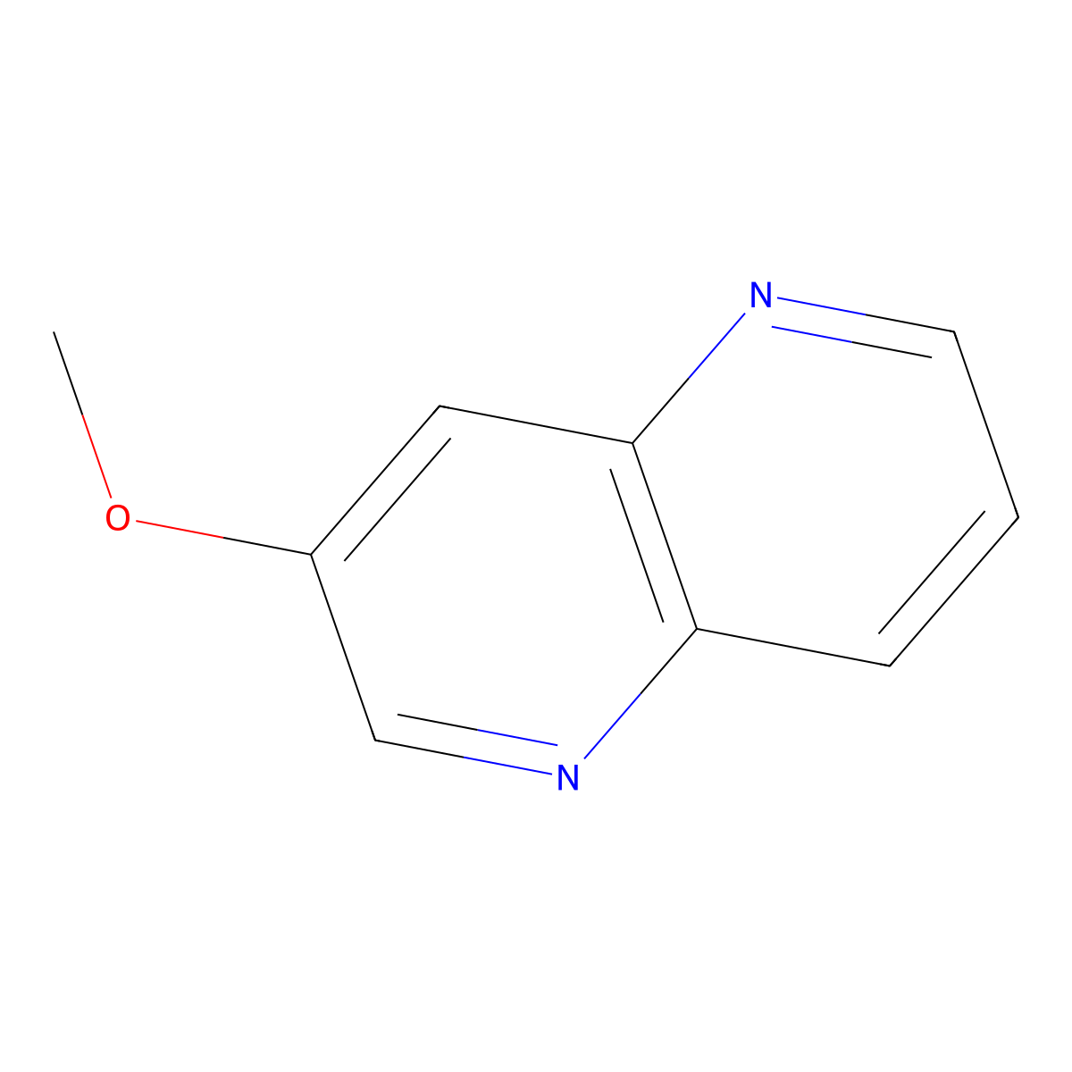 3-Methoxy-1,5-naphthyridine molecular structure, CAS 1261365-35-8