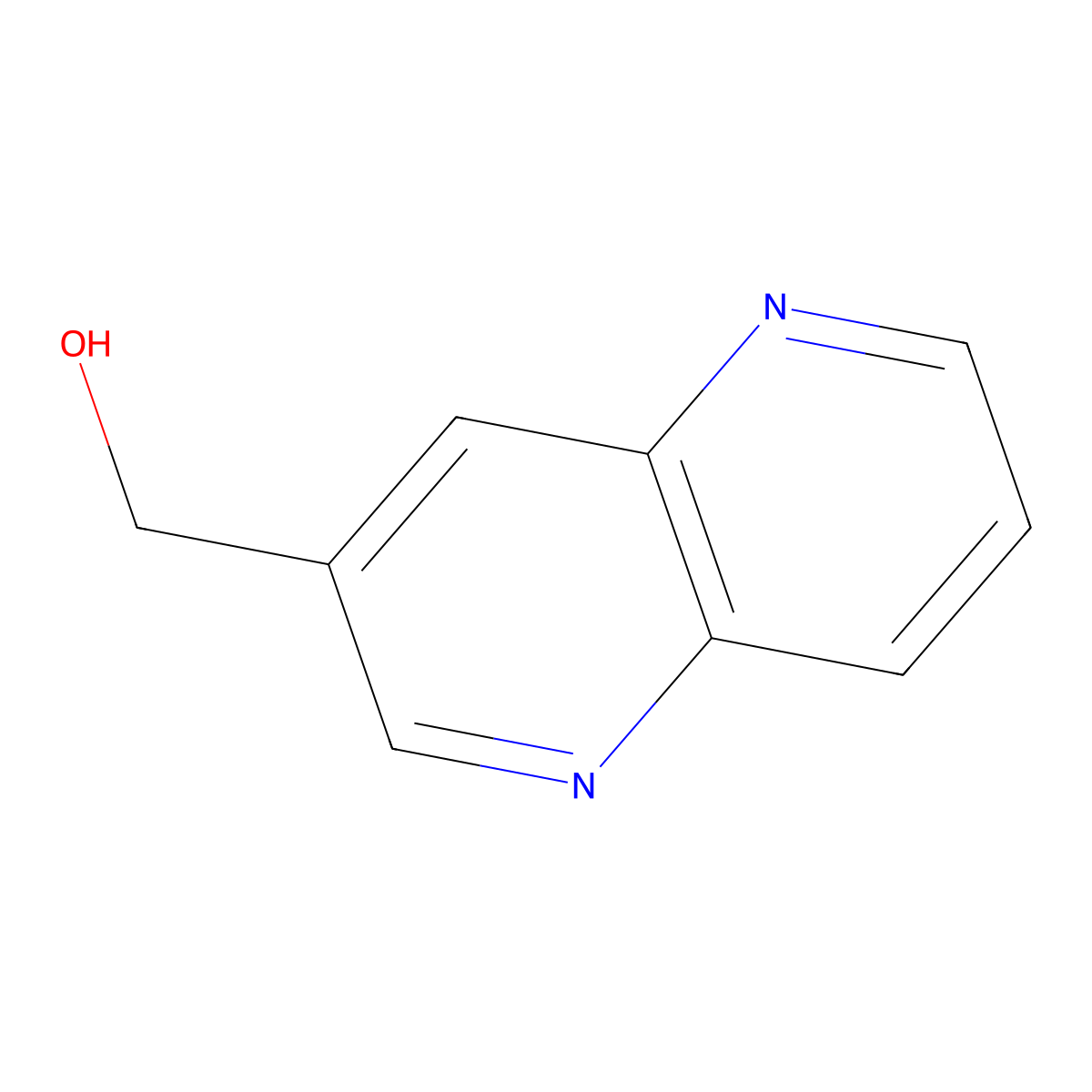 (1,5-Naphthyridin-3-yl)methanol molecular structure, CAS 1261365-54-1
